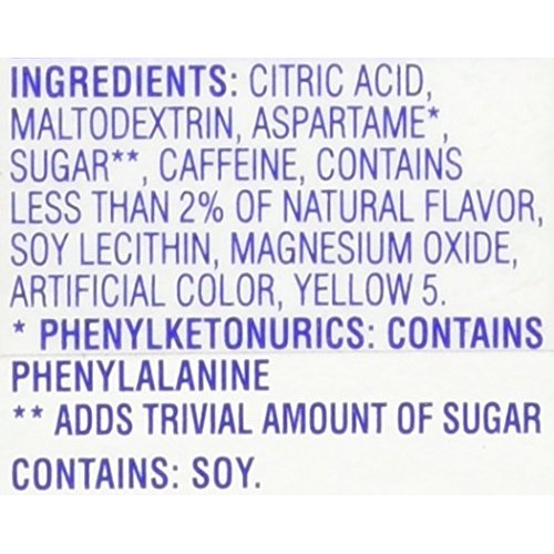 Crystal Light On The Go Citrus Caffeine, 10 Packets Pack Of 4