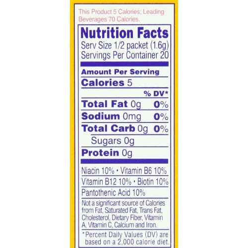Crystal Light On The Go Energy Citrus, 10 Count Boxes Pack Of 12