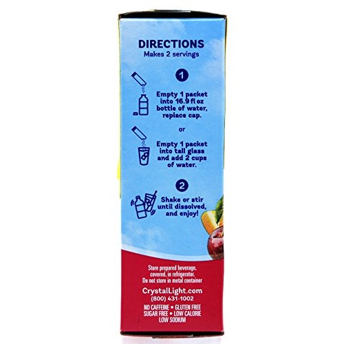 Crystal Light On The Go Fruit Punch Drink Mix, 10-Count Boxes P