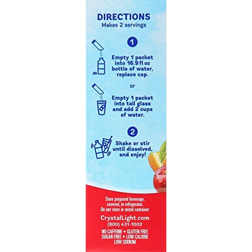 Crystal Light On The Go Fruit Punch Drink Mix - Single Box