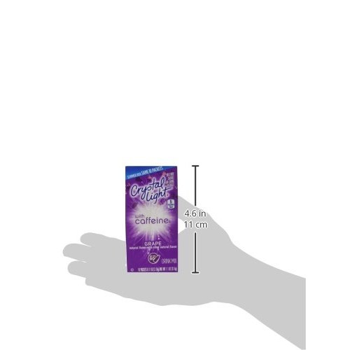 Crystal Light On The Go Grape With Caffeine Pack Of 6