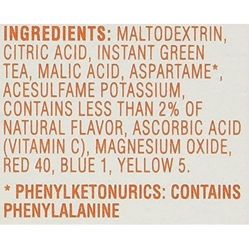 Crystal Light On The Go Green Tea Peach Mango, 10-Count Boxes P