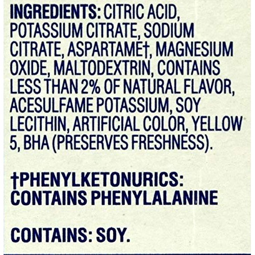 Crystal Light On The Go Natural Lemonade, 10 Count Packets Pack