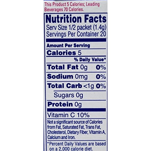 Crystal Light On The Go Peach Mango Green Tea Drink Mix, 10-Pack