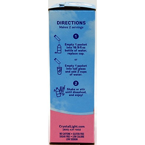 Crystal Light On The Go Pink Lemonade, 10-Packet Box Pack Of 9