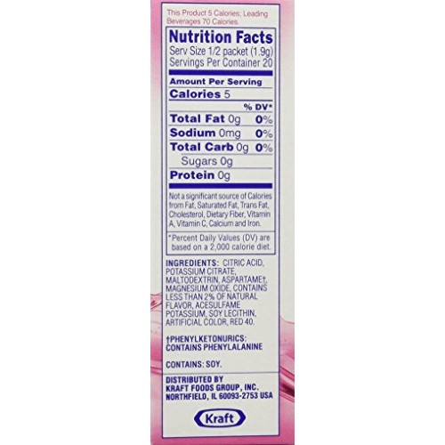 Crystal Light On The Go Pink Lemonade Drink Mix, 10 Ct, Pack Of 2
