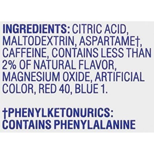 Crystal Light On-The-Go, Sugar-Free Grape Energy Drink Mix With