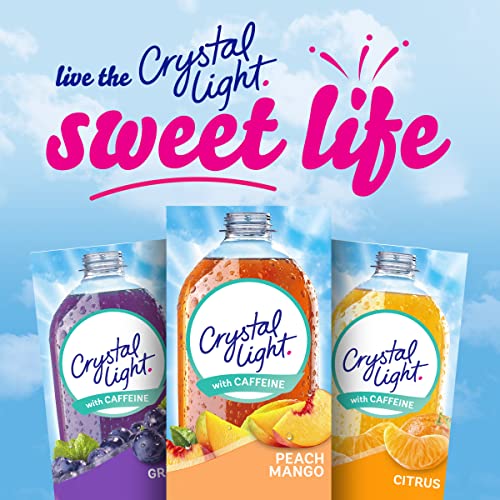 Crystal Light Sugar-Free Peach Mango Drink Mix 10 On-The-Go Pac