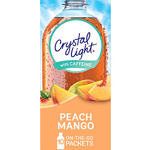 Crystal Light Sugar-Free Peach Mango Drink Mix 10 On-The-Go Pac