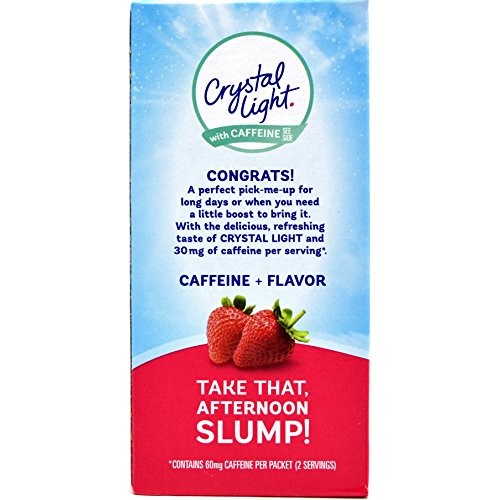 Crystal Light On The Go Wild Strawberry With Caffeine Drink Mix,