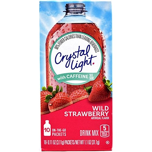 Crystal Light On The Go Wild Strawberry With Caffeine Drink Mix,