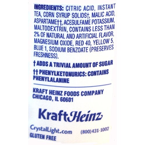 Crystal Light Peach Tea Drink Mix 12-Quart, 1.5-Ounce Packages