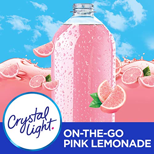 Crystal Light Pink Lemonade Drink Mix, 10 Count Of 0.13 Oz On T