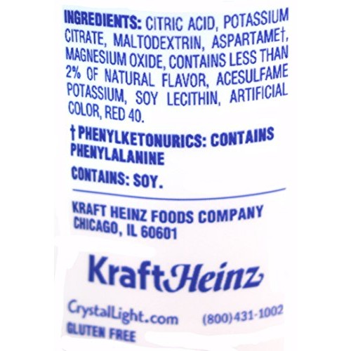 Crystal Light Pink Lemonade Drink Mix, 12-Quart 2.9-Ounce Canist