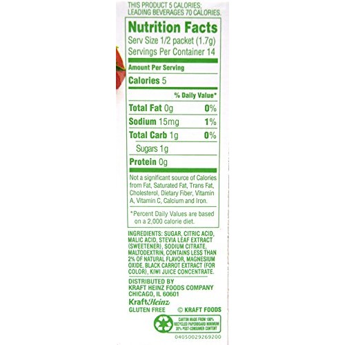 Crystal Light Pure Strawberry Kiwi On The Go Drink Mix, 7-Packet