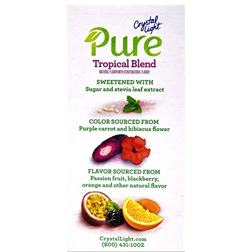 Crystal Light Pure Tropical Blend On The Go Drink Mix, 7-Packet
