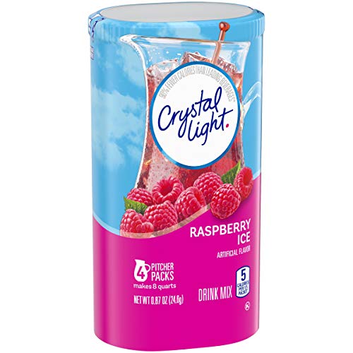 Crystal Light Sugar-Free Raspberry Ice Drink Mix 16 Pitcher Pac