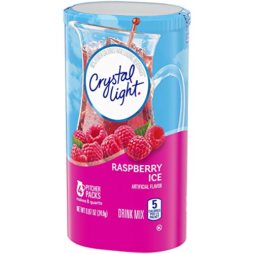 Crystal Light Sugar-Free Raspberry Ice Drink Mix 16 Pitcher Pac