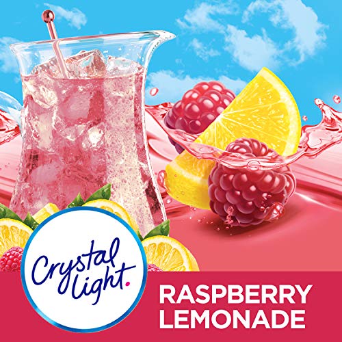 Crystal Light Raspberry Lemonade Drink Mix 16 Pitcher Packets,