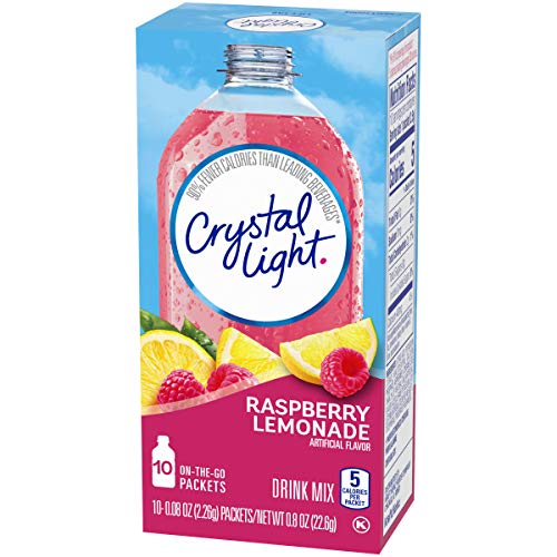 Crystal Light Raspberry Lemonade Drink Mix 60 On-The-Go Packets