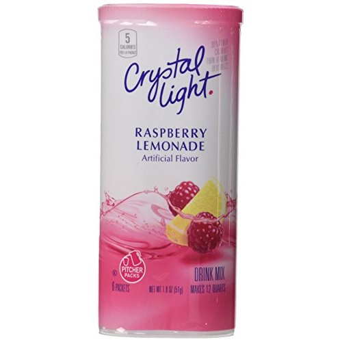Crystal Light Raspberry Lemonade Drink Mix Makes 12-Quarts, 1.