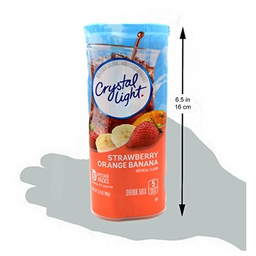 Crystal Light Strawberry Orange Banana, 12-Quart 2.4-Ounce Canis