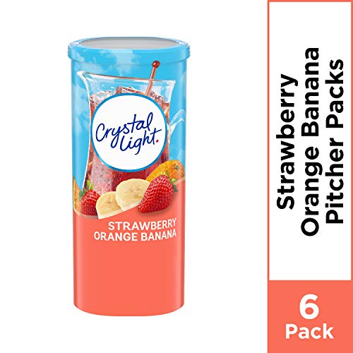 Crystal Light Strawberry Orange Banana Drink Mix 24 Pitcher Pac