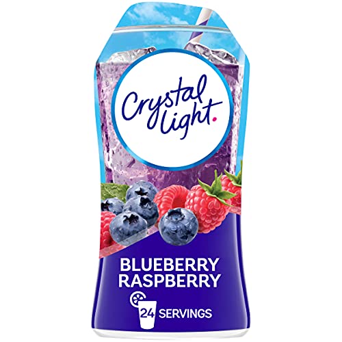 Crystal Light Liquid Blueberry Raspberry Drink Mix 1.62 Oz Bottle