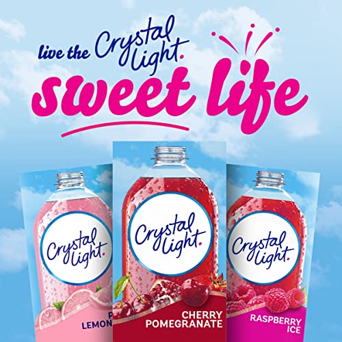 Crystal Light Sugar-Free Cherry Pomegranate Drink Mix, Pack of 10