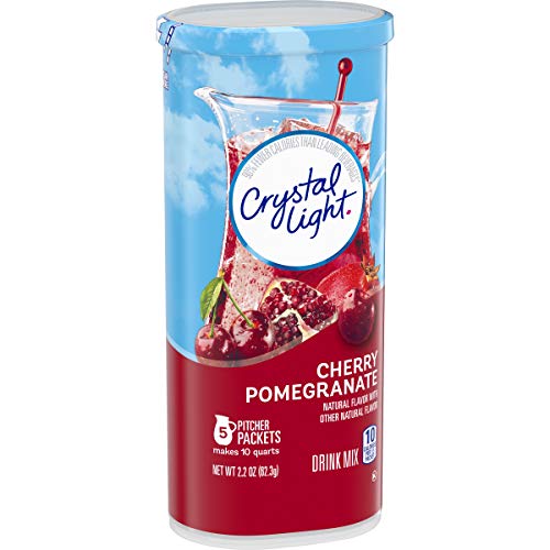 Crystal Light Cherry Pomegranate Drink Mix 60 Pitcher Packets,