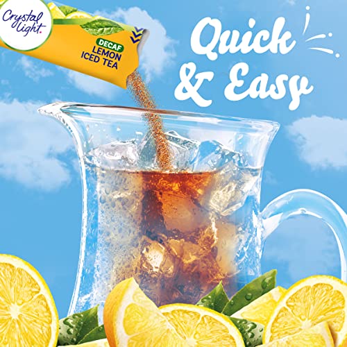 Crystal Light Sugar-Free Decaffeinated Lemon Iced Tea Naturally ...