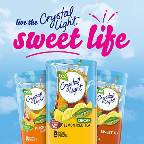 Crystal Light Sugar-Free Decaffeinated Lemon Iced Tea Naturally ...