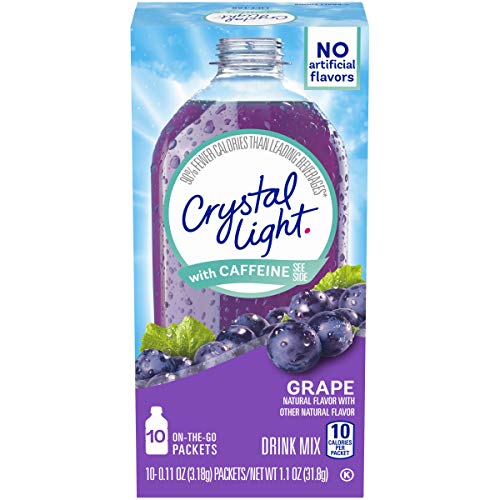 Crystal Light Sugar-Free Grape Energy Drink Mix With Caffeine 1