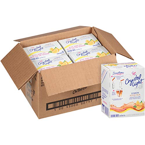 Crystal Light Sugar-Free Iced Tea Drink Mix 120 On-The-Go Packe