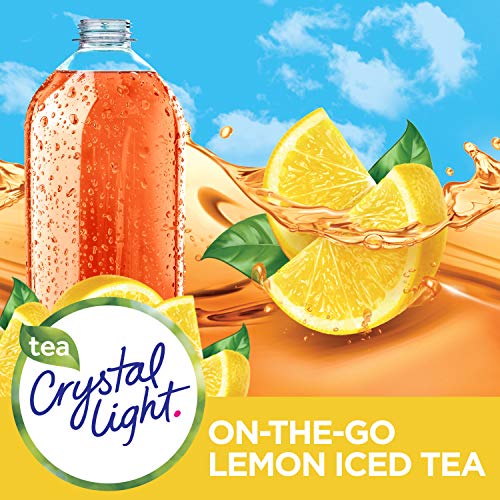 Crystal Light Lemon Iced Tea Drink Mix 10 On-The-Go Packets
