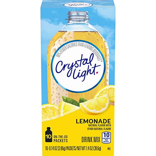 Crystal Light Sugar-Free Lemonade Drink Mix 60 On-The-Go Packet