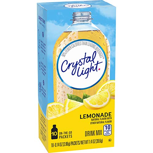 Crystal Light Sugar-Free Lemonade Drink Mix 120 On-The-Go Packe