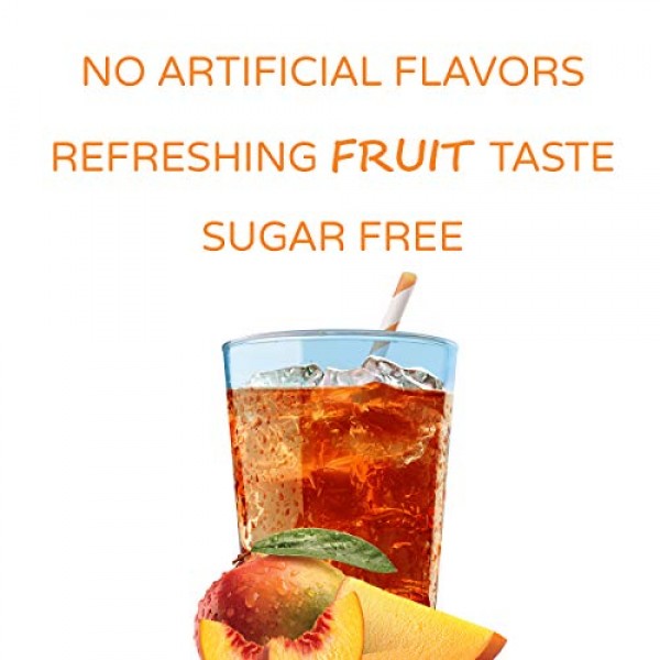 Crystal Light Sugar-Free Peach Mango Green Tea Drink Mix 10 On-...