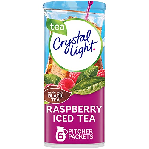 Crystal Light Raspberry Iced Tea Drink Mix 72 Pitcher Packets,
