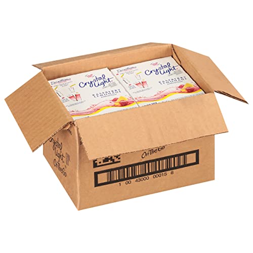 Crystal Light Raspberry Lemonade Drink Mix 120 Packets, 4 Boxes