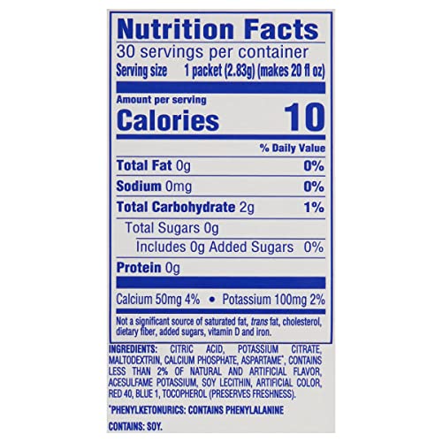 Crystal Light Raspberry Lemonade Drink Mix 120 Packets, 4 Boxes