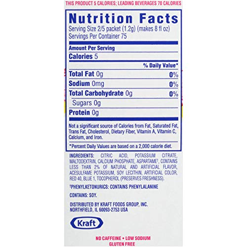 Crystal Light Raspberry Lemonade Drink Mix 120 Packets, 4 Boxes