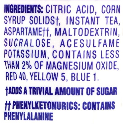 Crystal Light Sweet Tea, 12-Quart 1.56-Ounce Canister Pack Of 6