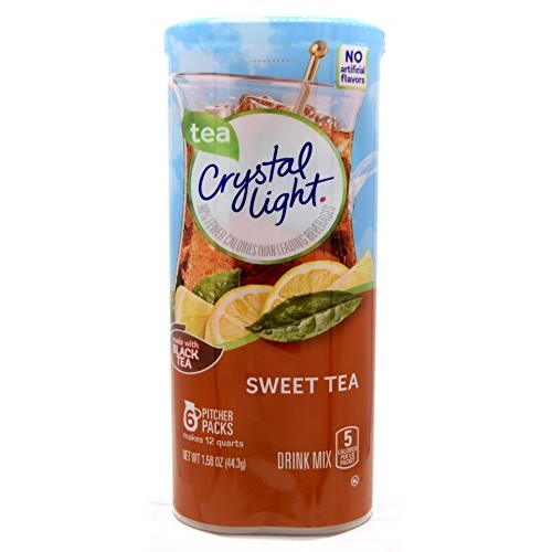 Crystal Light Sweet Tea, 12-Quart 1.56-Ounce Canister Pack Of 2