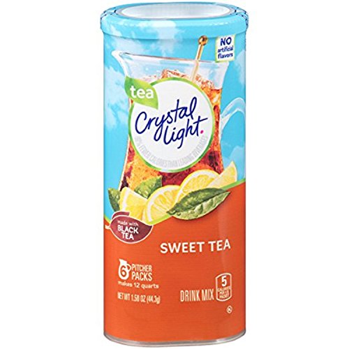 Crystal Light Sweet Tea Drink Mix 12 Quart=6 Packets New Flavo
