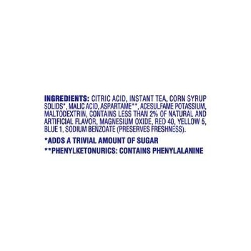 Crystal Light Tea Sticks, Peach, 16 Count/32 Quarts