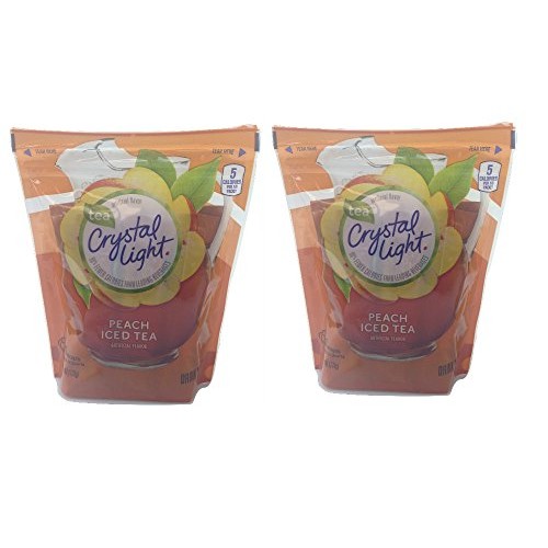 Crystal Light Tea Sticks, Peach, 32Ct 2Pk Peach 2Pk