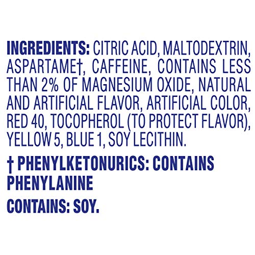 Crystal Light Wild Strawberry Energy Drink Mix With Caffeine 72