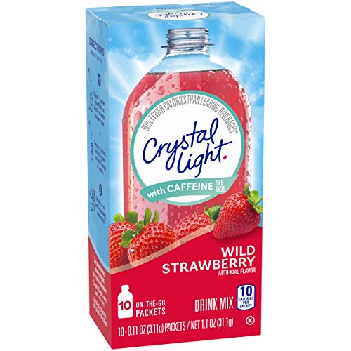 Crystal Light Wild Strawberry On The Go, 10 Count Of 0.11 Oz Pa
