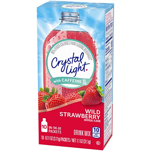 Crystal Light Wild Strawberry On The Go, 10 Count Of 0.11 Oz Pa